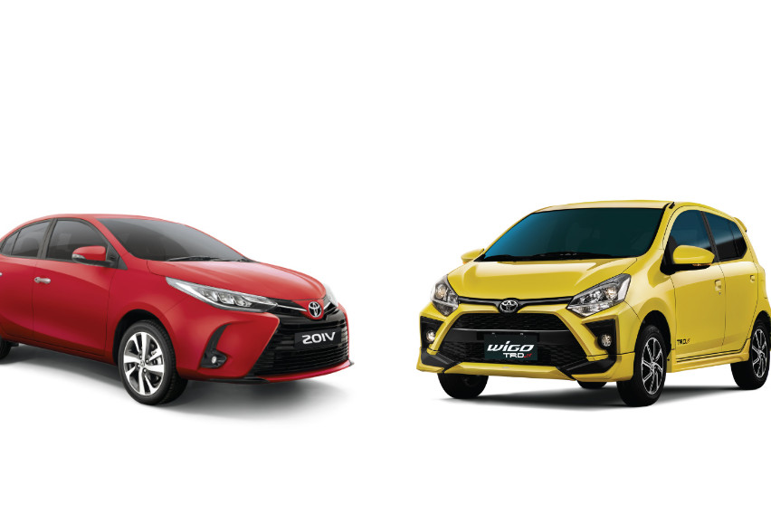 Which Toyota is more fuel-efficient: the Vios or Wigo? vios-x-wigo