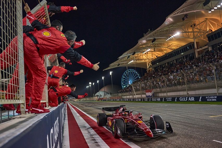 Hasil Formula 1 GP Bahrain: Ferrari Finis 1-2 scuderia ferrari