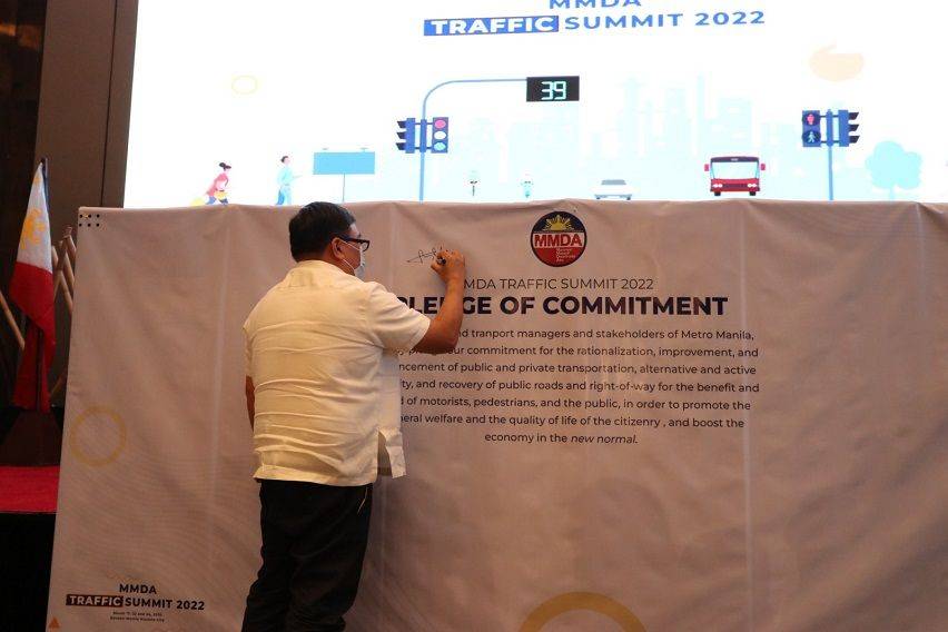 MMDA Chair Romando Artes at Traffic Summit
