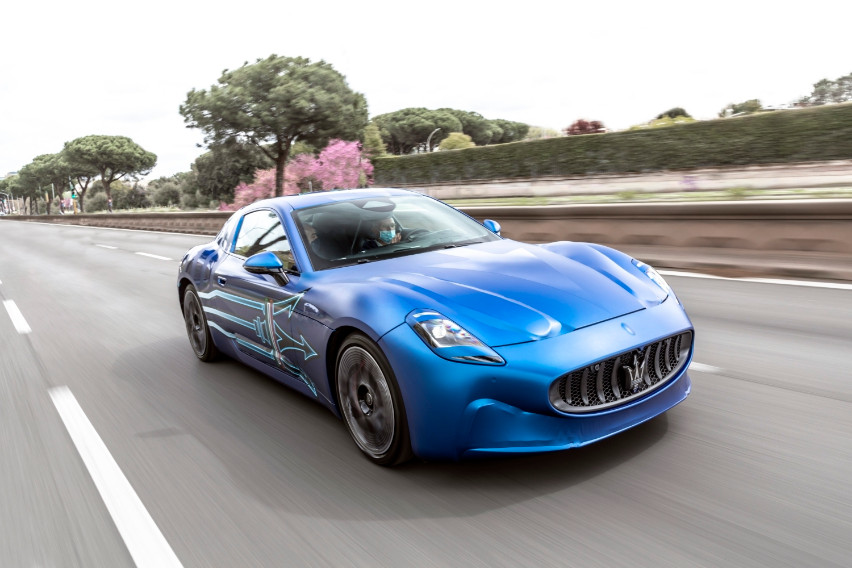 Stellantis CEO takes the GranTurismo Folgore for a spin in Rome maserati-granturismo-folgore-prototype-1