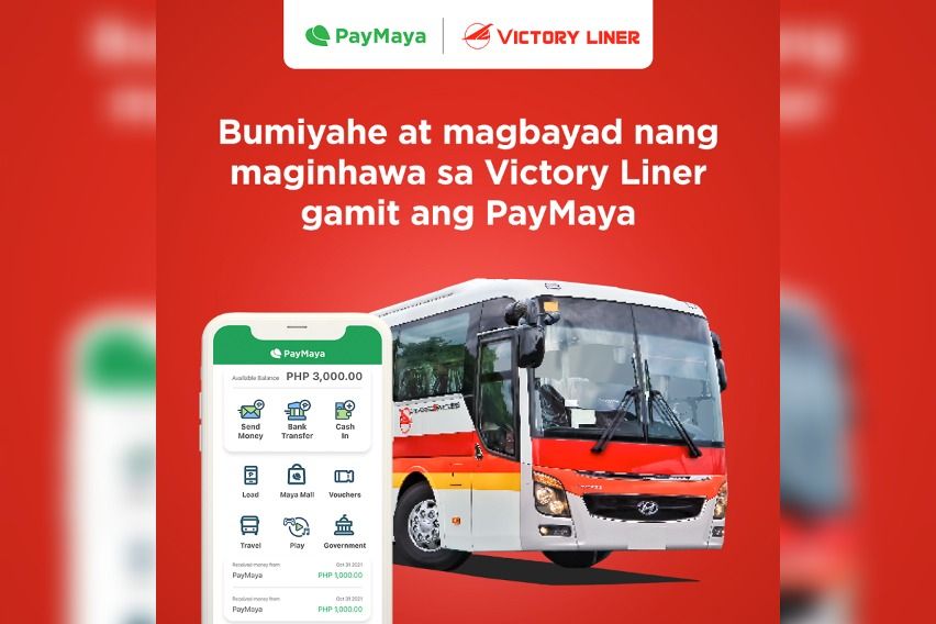 PayMaya teams up with Victory Liner to digitize commuter payments Paymaya x Victory Liner