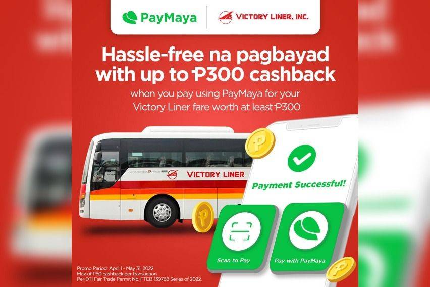 Paymaya x Victory Liner