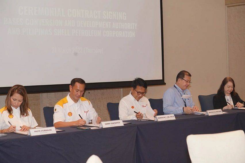 Shell PH contract signing with BCDA