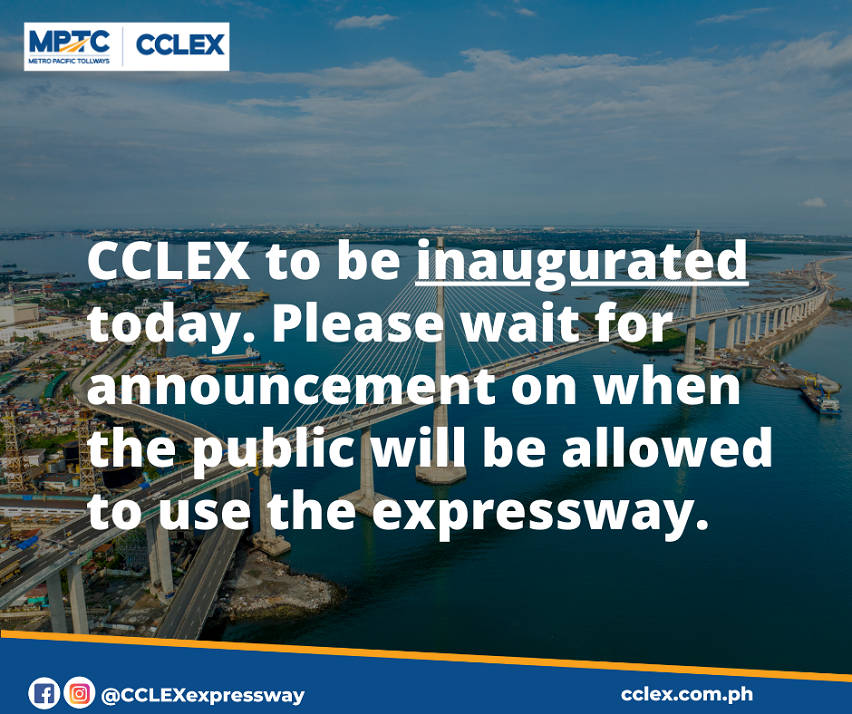 CCLEX announcement on Facebook