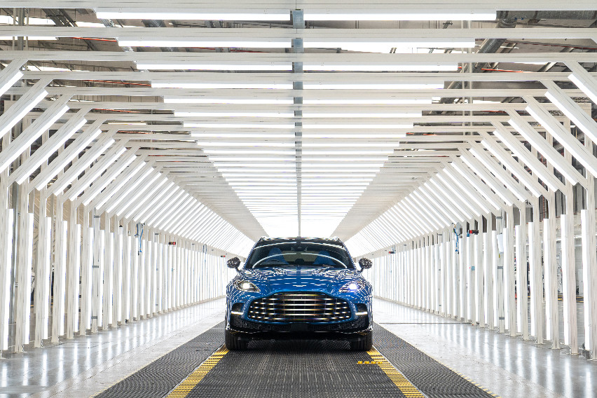 Aston Martin finishes first unit of 'world's most powerful luxury SUV' aston-martin-dbx707-delivery
