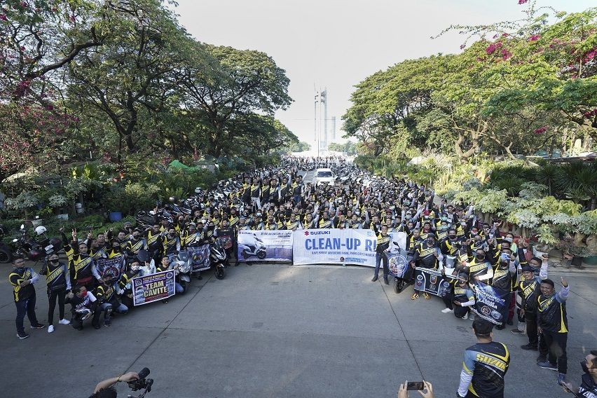 Suzuki Burgman Street riders join hands for clean-up ride Suzuki Burgman Street riders join hands for clean-up ride