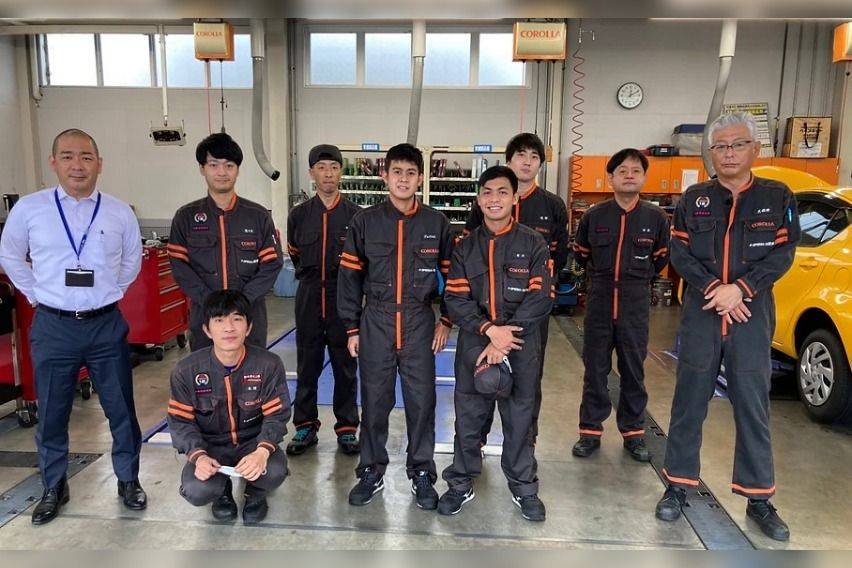 TMP Tech graduates at Toyota dealer Aichi Japan