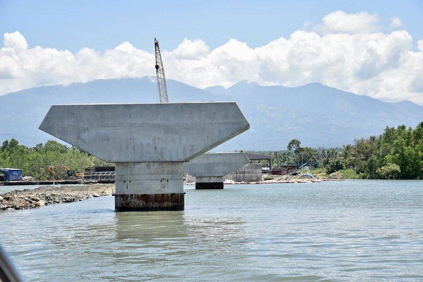 Panguil Bay Bridge construction