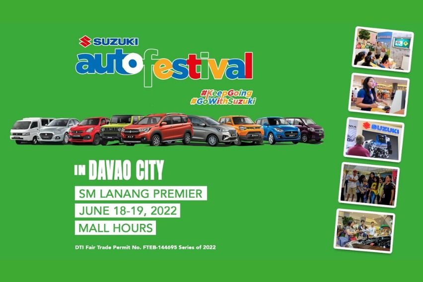 Suzuki PH to stage 'Auto Festival' in Davao this weekend Suzuki Auto Festival