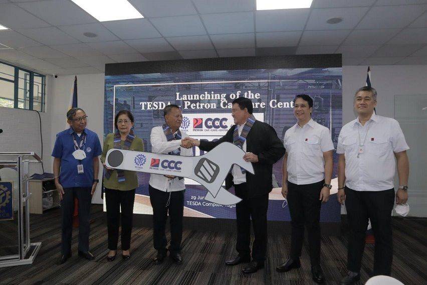 TESDA-Petron Car Care Center training facility