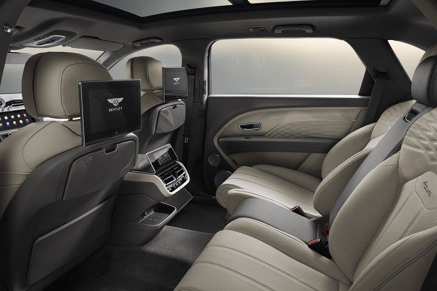 Bentley Bentayga EWB Airline Seat Specification