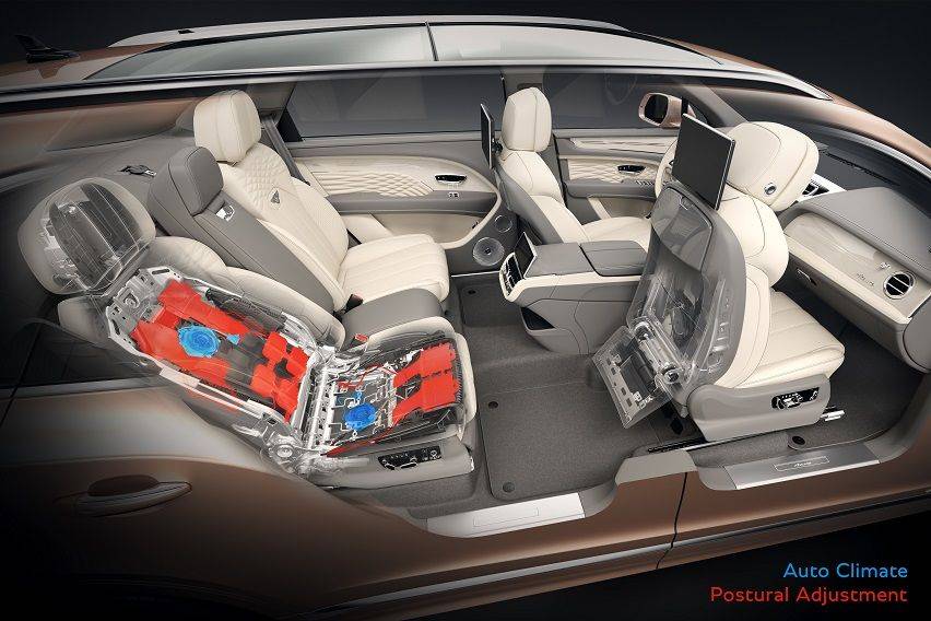 Bentley Bentayga EWB Airline Seat Specification