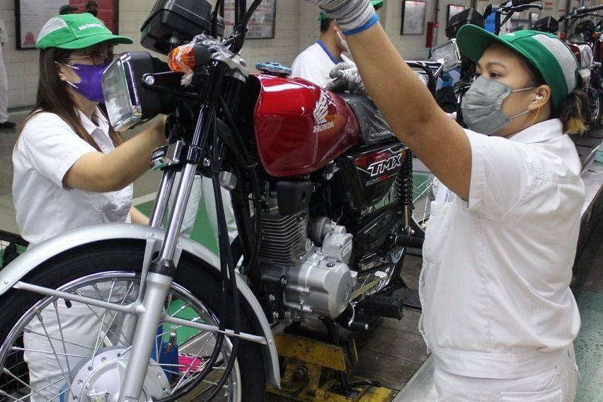 Honda TMX125 Alpha production