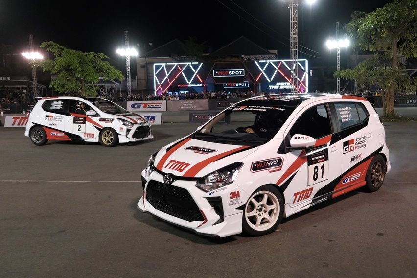 Toyota Agya GR Sport Amankan Podium Kejurnas Autokhana Slalom Seri ke-3 