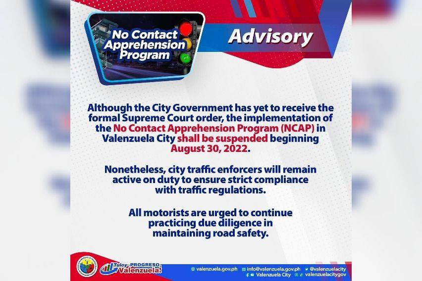 NCAP Valenzuela City statement