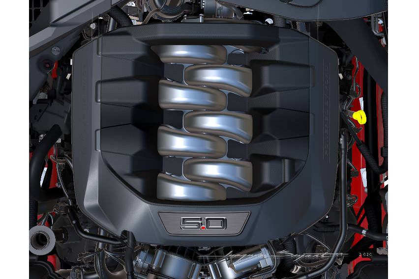 7th gen mustang engine 1