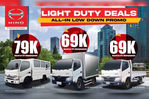 Hino PH offers flexible deals for 300 Series in newest promo Hino PH offers flexible deals for 300 Series in newest promo