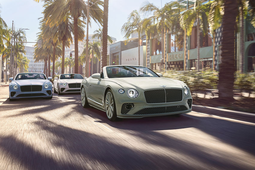 Bentley Beverly Hills Collection showcases 3 bespoke hues