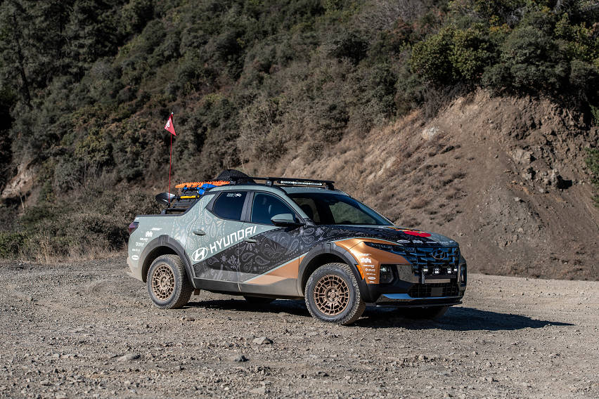 Hyundai shares design details of Rebelle Rally Santa Cruz