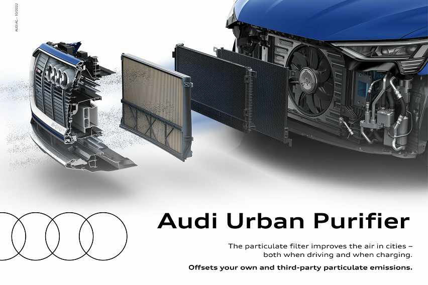 Audi, Mann+Hummel develop environmental air filter audi urban purifier