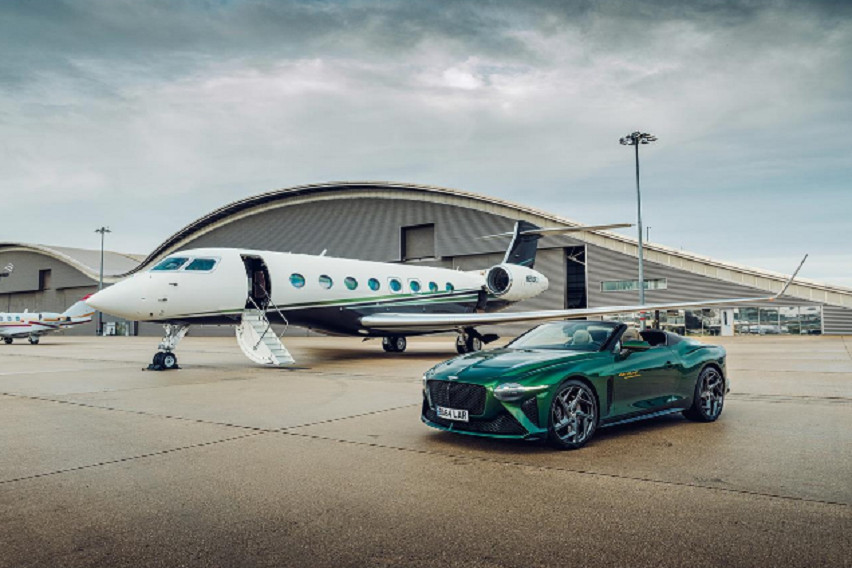 Bentley Mulliner produces Bacalar-inspired aircraft flexjet bacalar