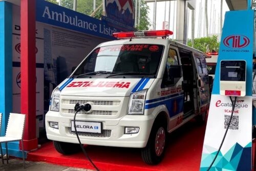 DFSK Tawarkan Gelora E Sebagai Ambulans Listrik Pertama di Indonesia 