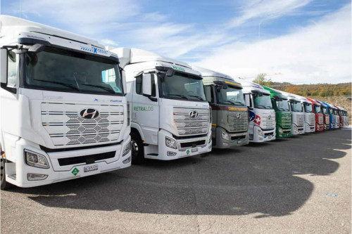 Hyundai Xcient fuel cell trucks rack up 5-M kms in Switzerland Hyundai Xcient fuel cell trucks rack up 5-M kms in Switzerland