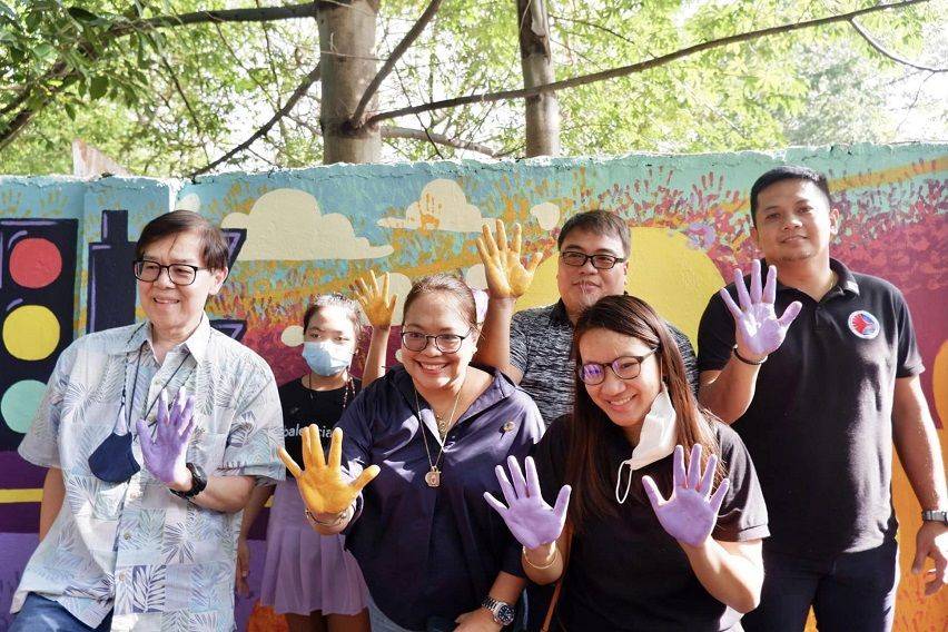 Mural unveiling for the World Day of Remembrance for Road Traffic Victims