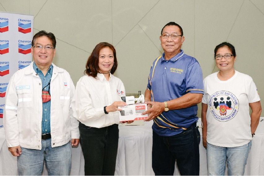 Caltex marketer Chevron PH gives CCTV cameras to community in San Pascual, Batangas Chevron donates CCTV cameras to Barangay Danglayan in San Pascual, Batangas