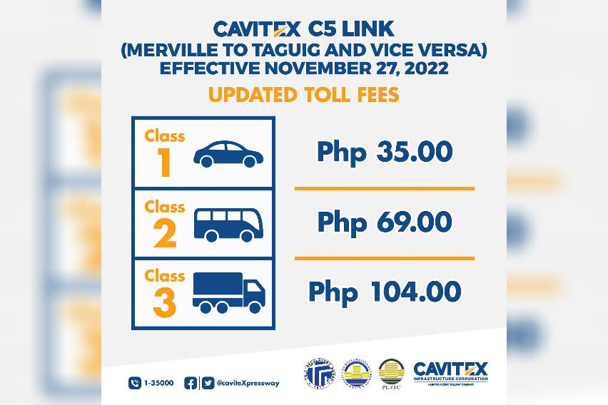 cavitex c5 link adjusted fees 2