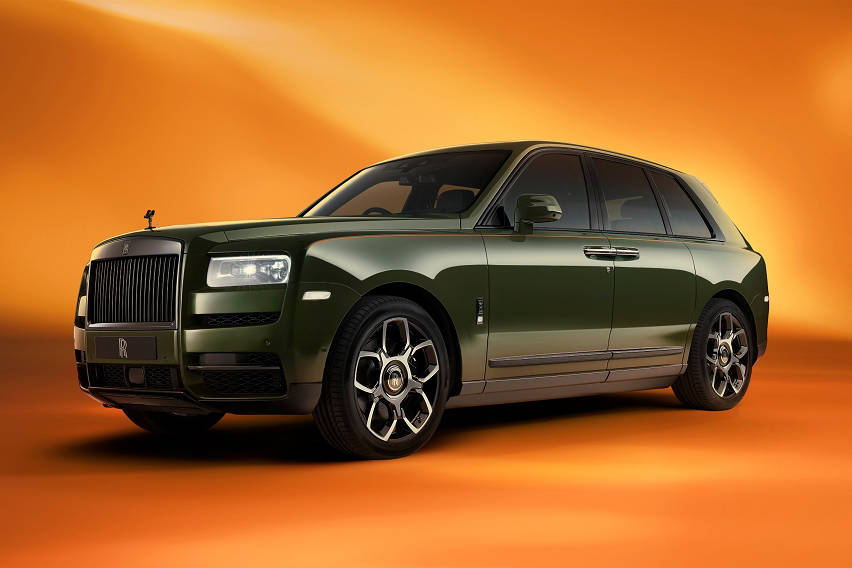 rolls-royce inspired by fashion military green