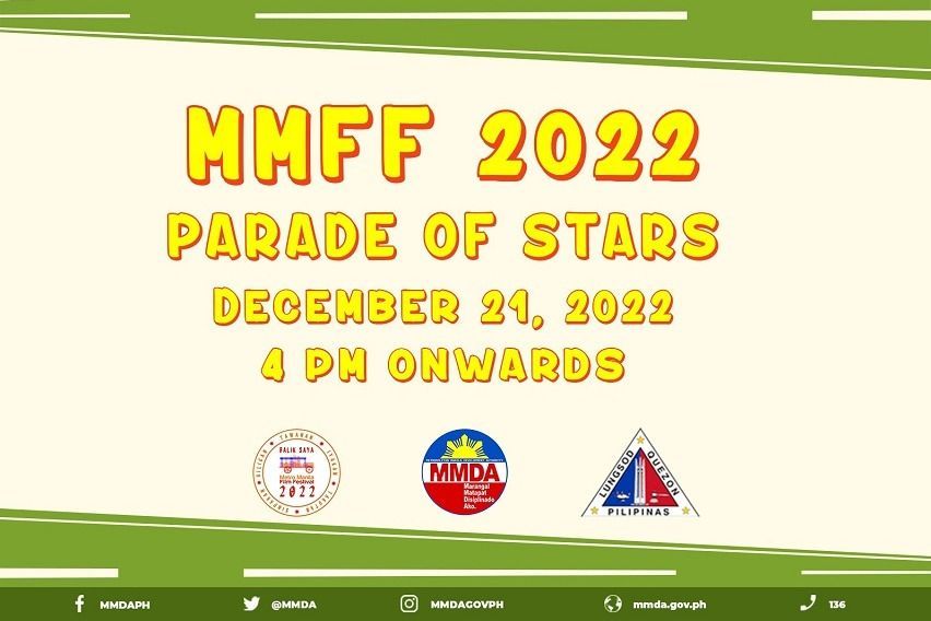 ADVISORY alternative routes for MMFF Parade of Stars 2022