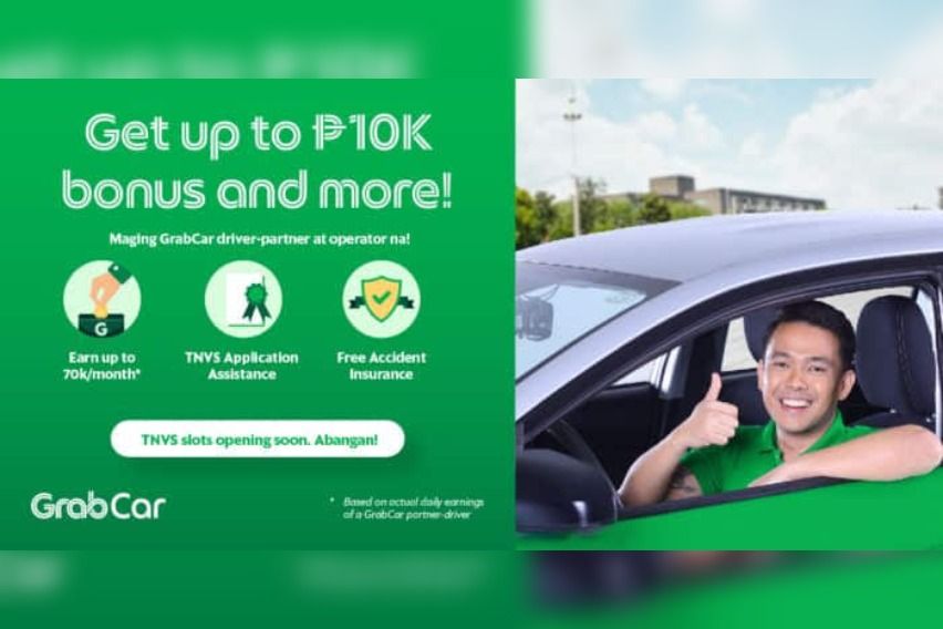 Grab PH creates new bonus scheme to get more driver partners