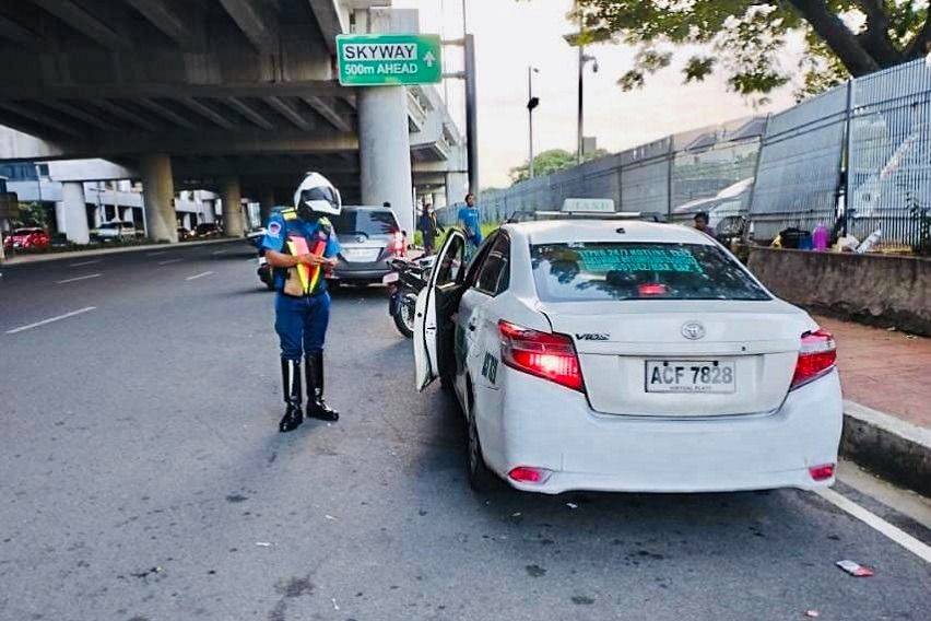 taxi apprehended