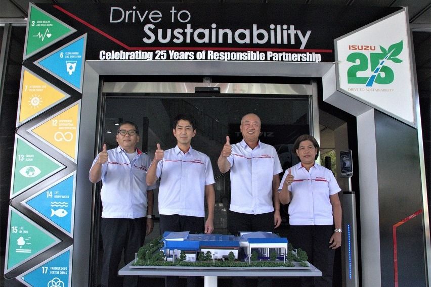 Isuzu PH cuts down ops' CO2 emissions with solar panel installation IPC Solar PV Project Launch