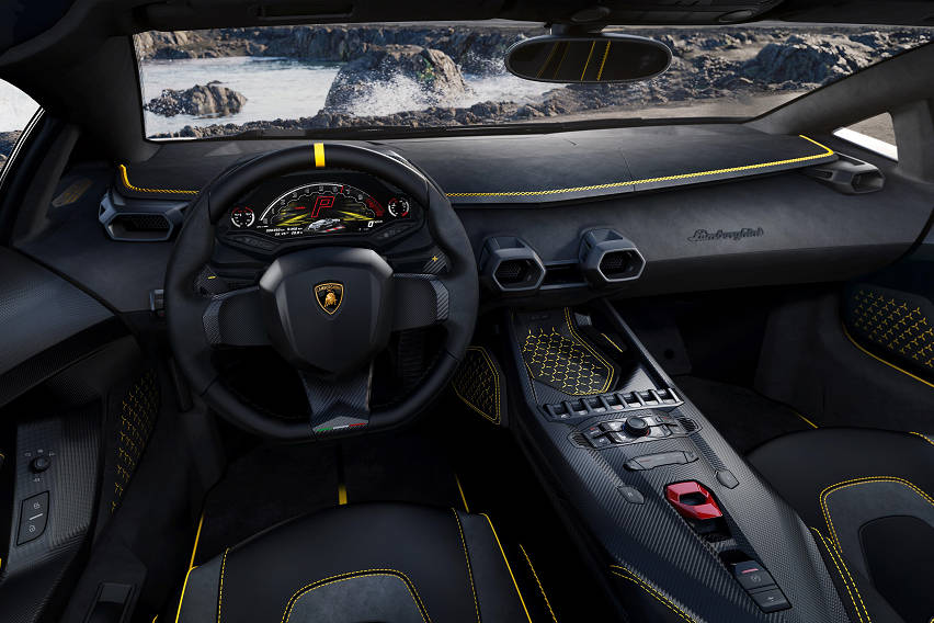 lamborghini autentica interior