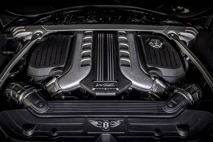 Bentley Continental GT Speed's W12 engine