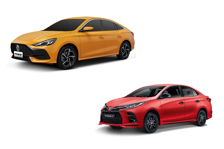 Sporty sedan scuffle: MG GT vs. Toyota Vios GR-S