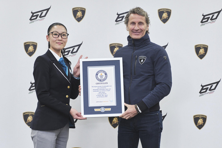 lamborghini 60th anniversary in Japan 1