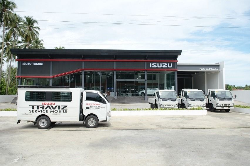 Isuzu Tagum celebrates 2nd anniversary with mini truckfest Isuzu Tagum Dealer Facade