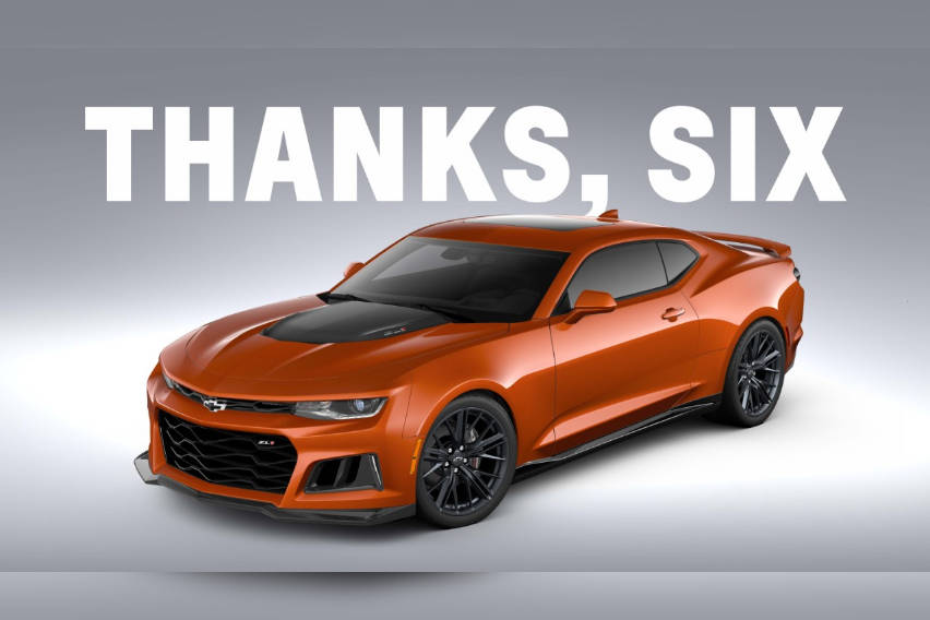 Chevrolet to bid farewell to 6thgen Camaro in 2024