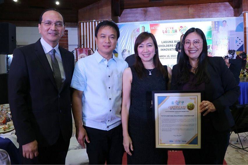 TMP Laguna Outstanding Taxpayer Award