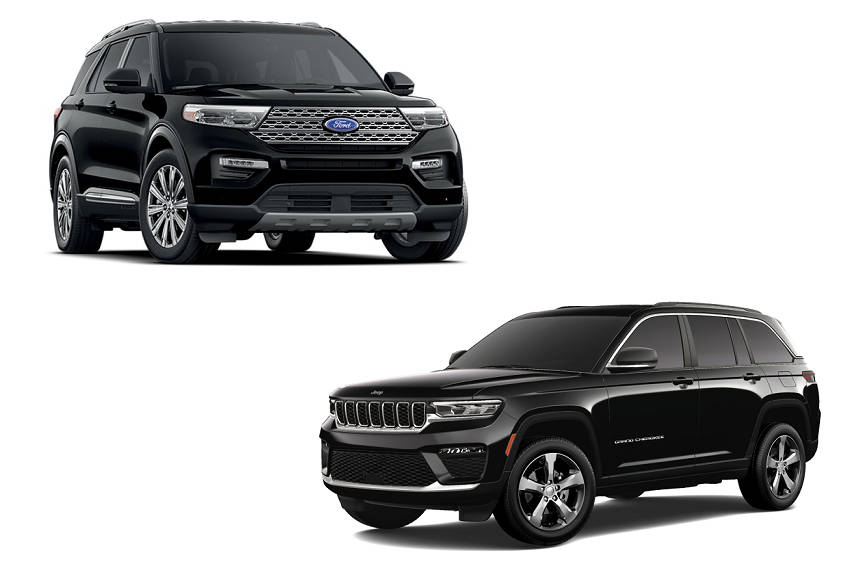 Midsize SUV matchup: Jeep Grand Cherokee L vs. Ford Explorer