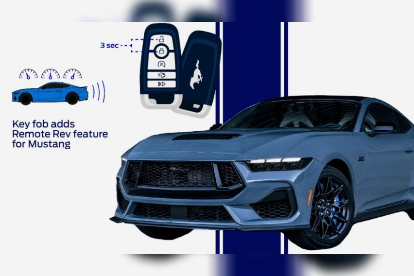 Ford adds ‘Remote Rev’ feature for 2024 Mustang