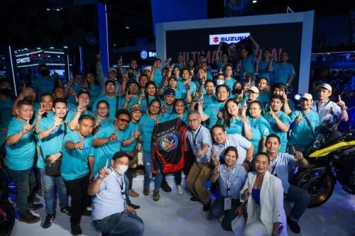 Suzuki Burgman Street owners converges at Makina Moto Show 2023