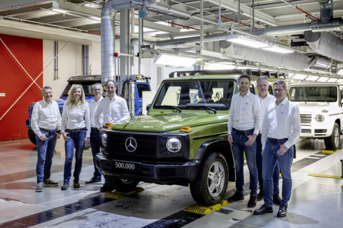 500,000th Mercedes-Benz G-Class rolls out of Austrian factory