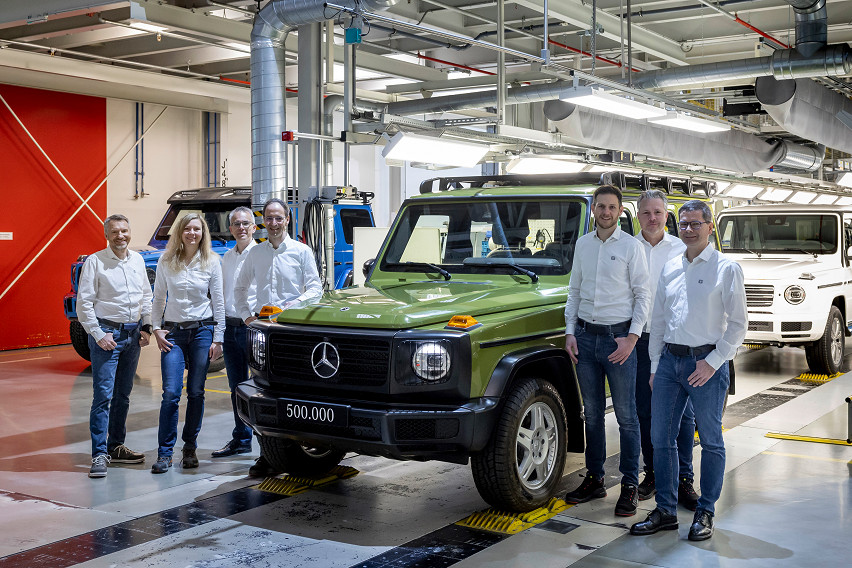 500,000th Mercedes-Benz G-Class rolls out of Austrian factory 500,000th Mercedes-Benz G-Class rolls out of Austrian factory