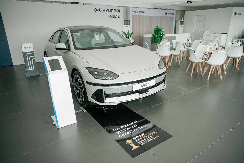 Hyundai Ioniq 6 at the 2023 Auto Focus Summer Test Drive Festival