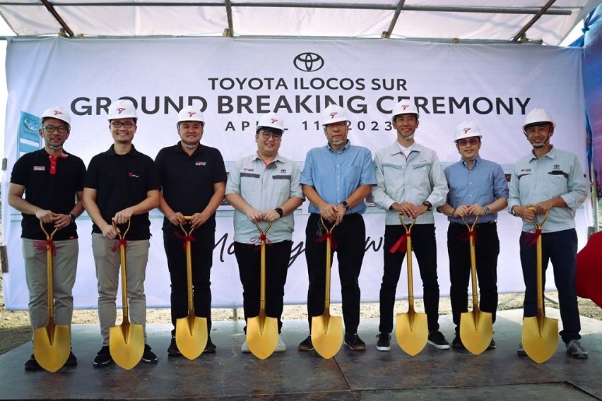 Toyota PH breaks ground for Ilocos Sur dealership Toyota Ilocos Sur Groundbreaking