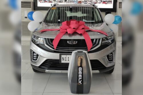 Geely PH turns over brand-new Okavango to raffle winner